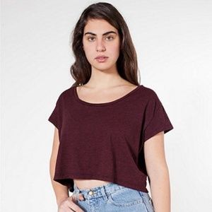 American Apparel loose crop top, one size